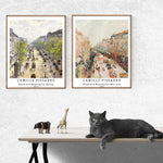 Landscape Art Paper Giclee Prints Set of 4 (Camille Pissarro Series) - Berkin Arts