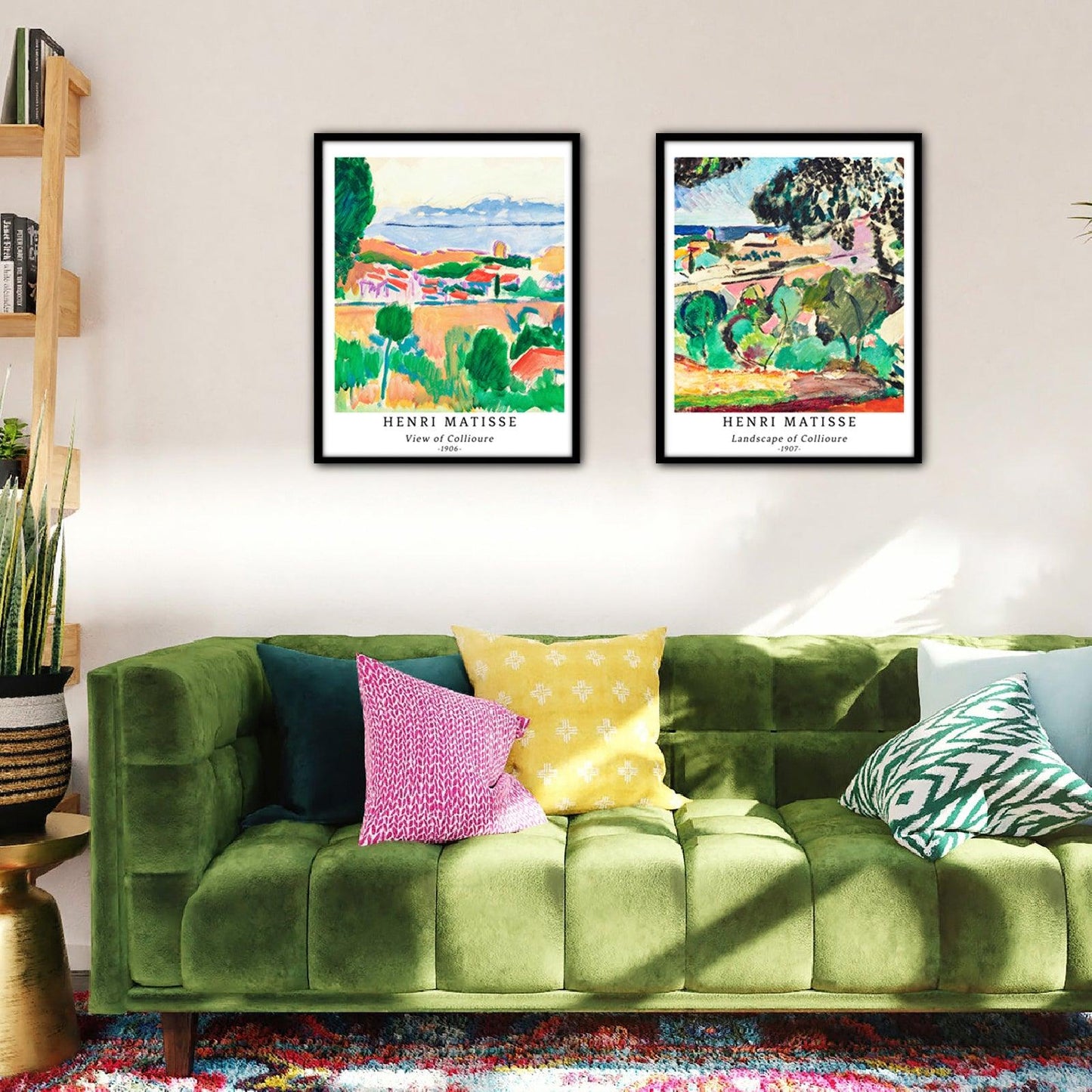 Landscape Art Paper Giclee Prints Set of 4 (Henri Matisse Series) - Berkin Arts