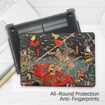 MacBook Air 13.6 Inch Art Case, A2681 (The Kusunoki's Final Attack by Kuniyoshi) - Berkin Arts