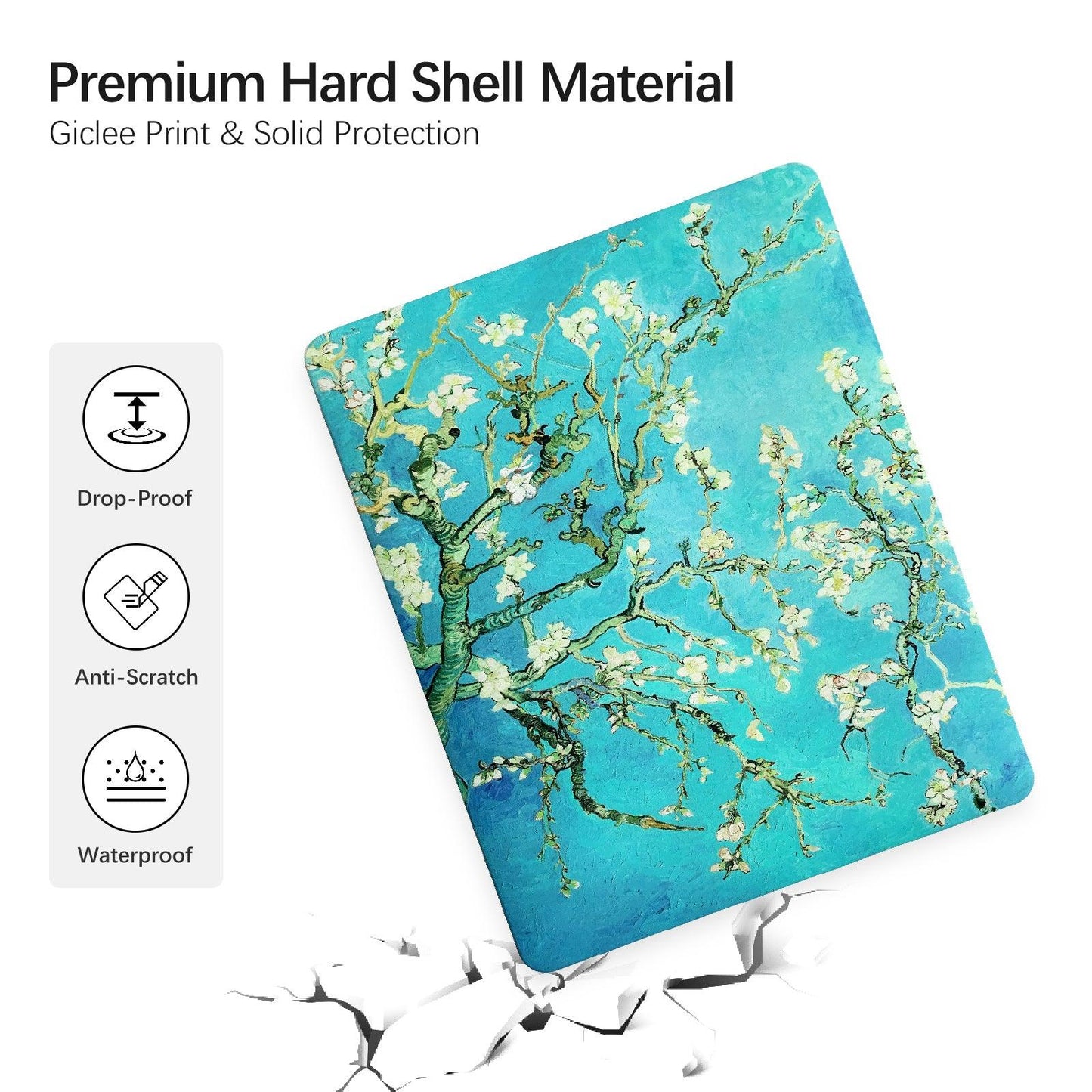MacBook Pro 13 Inch Art Case, A1706/A1989/A2159 (Almond Blossom by Van Gogh) - Berkin Arts