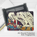 MacBook Pro 13 Inch Art Case, A1708 (The Skeleton Specter by Kuniyoshi) - Berkin Arts