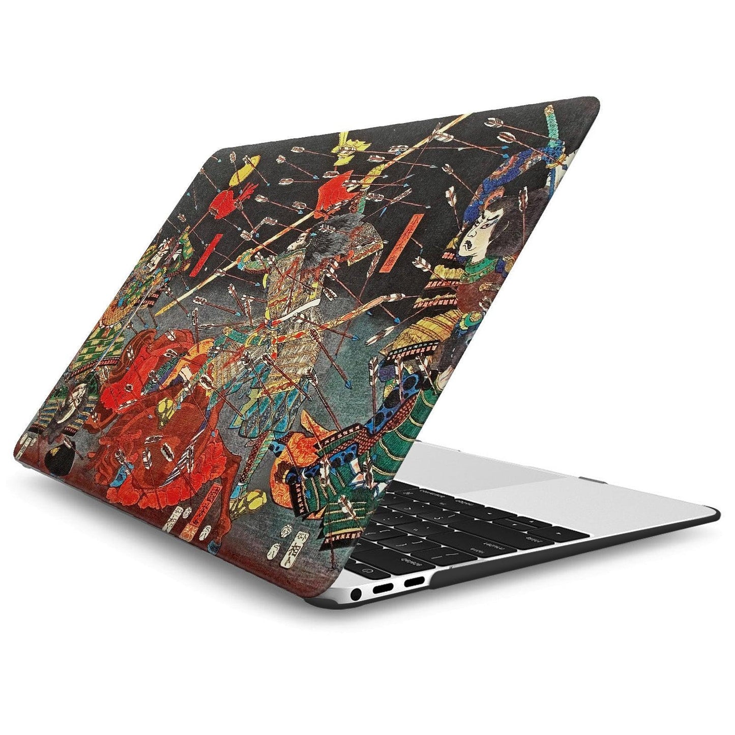 MacBook Pro 13 Inch Art Case, A2289/A2251/A2338 (The Kusunoki's Final Attack by Kuniyoshi) - Berkin Arts
