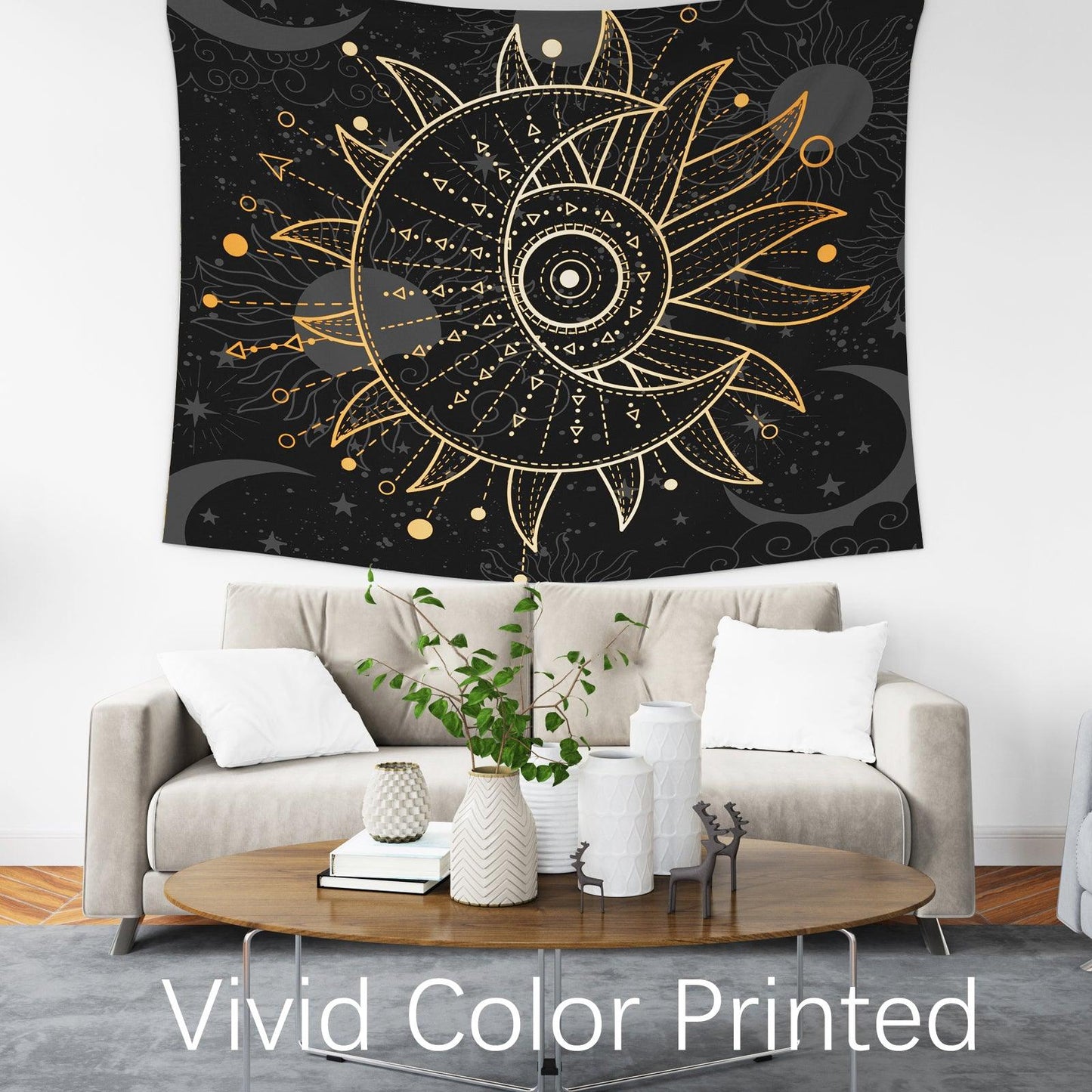 Occult Mystic Tapestry (Moon and Sun) - Berkin Arts