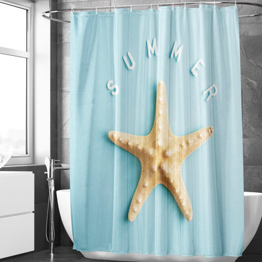 Seascape Ocean Shower Curtain Set (Summer Time) - Berkin Arts